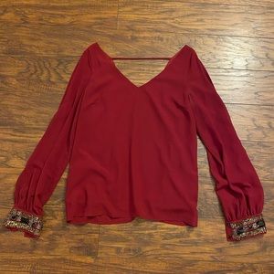 Long sleeve blouse